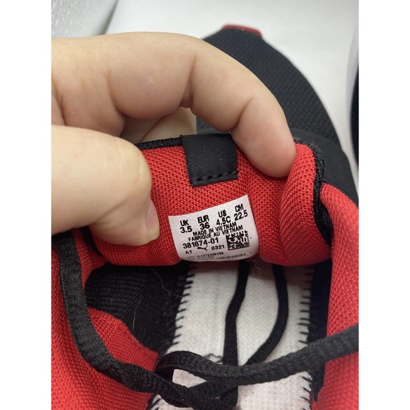 Puma Wired Run Shoes Sneakers Black Red Lace Up 4.5C - Picture 4 of 6